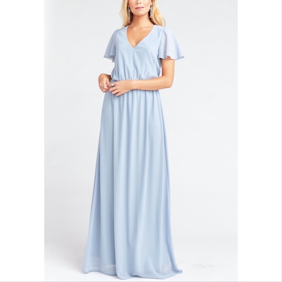 Show Me Your MuMu Michelle Flutter Maxi Dress - Picture 1 of 8